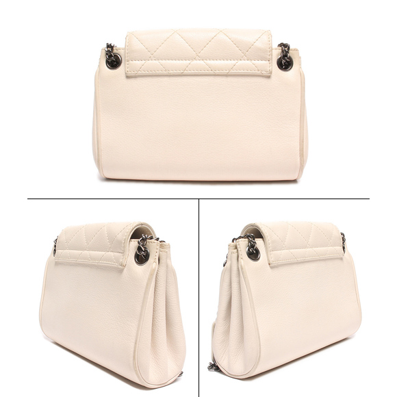 Chanel Bag Stitch Wild Chain Shoulder White - Picture 1 of 8